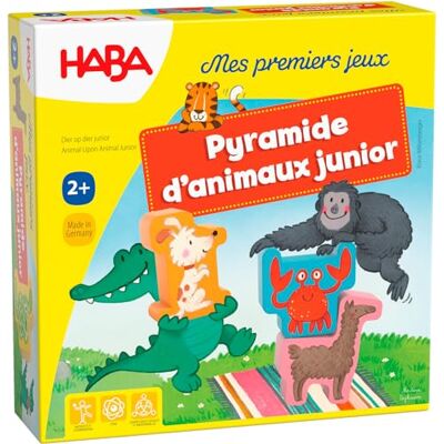 HABA Mijn eerste spellen – dierenpiramide junior – gezelschapsspel – behendigheidsspel – 2 jaar en ouder – 306070 HABA Mijn eerste spellen – dierenpiramide junior – gezelschapsspel – behendigheidsspel – 2 jaar en ouder – 306070