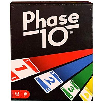 Mattel Game PHASE 10 bord- en kaartspel, Duitse versie, FPW38 Mattel Game PHASE 10 bord- en kaartspel, Duitse versie, FPW38