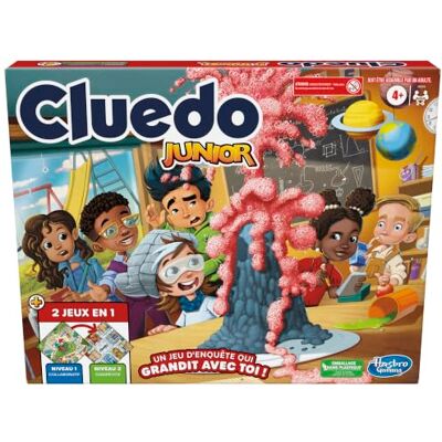 Hasbro Monopoly Junior, omkeerbaar speelbord, 2 spellen in 1, Monopoly spel voor jonge kinderen, bordspellen voor kinderen, juniorspellen (Franse versie) (mogelijk niet beschikbaar in het Nederlands) Hasbro Monopoly Junior, omkeerbaar speelbord, 2 spellen in 1, Monopoly spel voor jonge kinderen, bordspellen voor kinderen, juniorspellen (Franse versie) (mogelijk niet beschikbaar in het Nederlands)