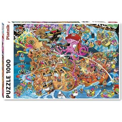Piatnik 5568 Puzzel 1000 stukjes The Pink Pirate Piatnik 5568 Puzzel 1000 stukjes The Pink Pirate