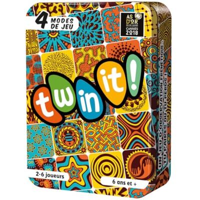 Asmodee Twin It NL Cocktail games vanaf 6 jaar 2 tot 6 spelers 15-30 minuten sfeerspel party game Asmodee Twin It NL Cocktail games vanaf 6 jaar 2 tot 6 spelers 15-30 minuten sfeerspel party game
