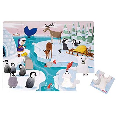 Janod Puzzel met touchscreen voor kinderen, 20 delen, waarvan 7 gestructureerd – educatief spel en sensorisch – aanraken, fijne motoriek en concentratie – vanaf 2 jaar, J02773 Janod Puzzel met touchscreen voor kinderen, 20 delen, waarvan 7 gestructureerd – educatief spel en sensorisch – aanraken, fijne motoriek en concentratie – vanaf 2 jaar, J02773