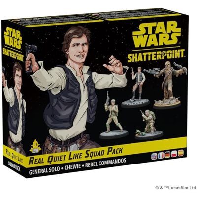 Asmodee Atomic Mass Games Star Wars Shatterpoint Real Quiet Like Squad Pack Miniaturen Expansion Compatibel met Star Wars Shatterpoint Skirmish Game 2 spelers 90 minuten Asmodee Atomic Mass Games Star Wars Shatterpoint Real Quiet Like Squad Pack Miniaturen Expansion Compatibel met Star Wars Shatterpoint Skirmish Game 2 spelers 90 minuten