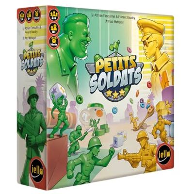 IELLO Kleine soldaten (FR) – familiefigurenspel – toegankelijk wargame – vanaf 8 jaar – 2 tot 4 spelers – 30 minuten IELLO Kleine soldaten (FR) – familiefigurenspel – toegankelijk wargame – vanaf 8 jaar – 2 tot 4 spelers – 30 minuten