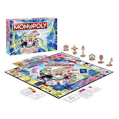 Winning Moves Monopoly Sailor Moon Monopoly Broodspel, Sailor Moon Versie, vanaf 8 jaar Winning Moves Monopoly Sailor Moon Monopoly Broodspel, Sailor Moon Versie, vanaf 8 jaar