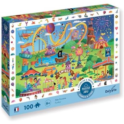 Sentosphère Calypto Jahrmarkt 100 XL stukjes puzzel Sentosphère Calypto Jahrmarkt 100 XL stukjes puzzel