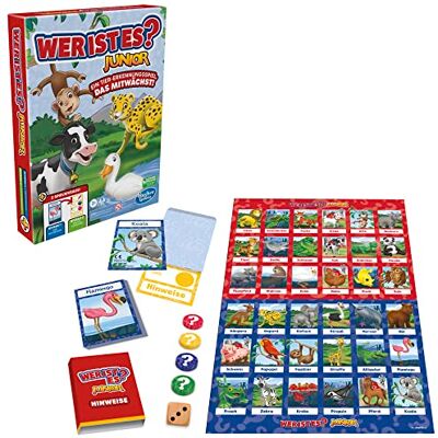 Hasbro Wie is het? Bordspel voor kinderen – raadsels om het mysterieuze gezicht te ontdekken, familie voor 2 spelers vanaf 6 jaar Hasbro Wie is het? Bordspel voor kinderen – raadsels om het mysterieuze gezicht te ontdekken, familie voor 2 spelers vanaf 6 jaar