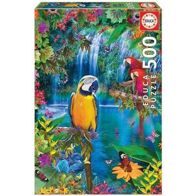 Educa Echte puzzels, puzzel van 500 stukjes, tropisch paradijs (15512) Educa Echte puzzels, puzzel van 500 stukjes, tropisch paradijs (15512)