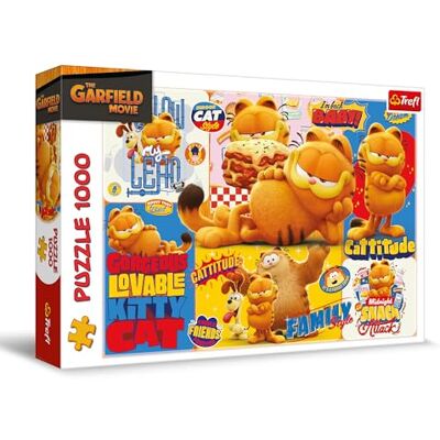 Trefl Garfield, de avonturen van Garfield Puzzel 1000 stukjes Puzzel met anime-filmfiguren, voor volwassenen en kinderen vanaf 14 jaar Trefl Garfield, de avonturen van Garfield Puzzel 1000 stukjes Puzzel met anime-filmfiguren, voor volwassenen en kinderen vanaf 14 jaar