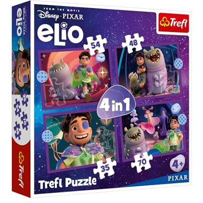Trefl Elio, Elio and the Space Adventure 100-delige puzzel kleurrijke puzzel met sprookjesachtige karakters, voor kinderen vanaf 5 jaar Trefl Elio, Elio and the Space Adventure 100-delige puzzel kleurrijke puzzel met sprookjesachtige karakters, voor kinderen vanaf 5 jaar