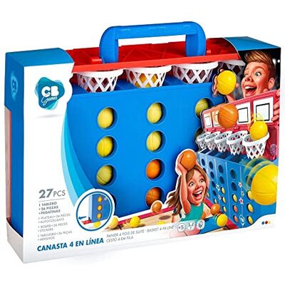COLORBABY 49350 CB games-speelmand, 4 lijnen COLORBABY 49350 CB games-speelmand, 4 lijnen