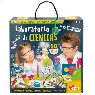 COLORBABY Lisciani I'm A Genius, wetenschappelijk laboratorium, 50 wetenschappelijke experimenten, ventilatorset, chemie en elektriciteitsspel, educatief speelgoed, kinderwetenschap, 8 jaar, 47629 COLORBABY Lisciani I'm A Genius, wetenschappelijk laboratorium, 50 wetenschappelijke experimenten, ventilatorset, chemie en elektriciteitsspel, educatief speelgoed, kinderwetenschap, 8 jaar, 47629