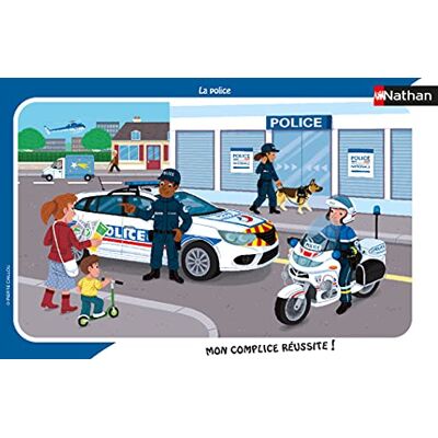 Nathan Kinderpuzzel 15-delig frame De politie Meisje of jongen vanaf 3 jaar Hoogwaardige puzzel Dik en duurzaam karton Dagelijks en werk 86139 Nathan Kinderpuzzel 15-delig frame De politie Meisje of jongen vanaf 3 jaar Hoogwaardige puzzel Dik en duurzaam karton Dagelijks en werk 86139