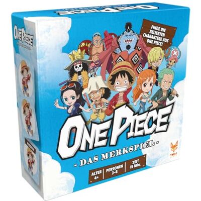 Topi Games , One Piece: het geheugenspel, familiespel, 2-8 spelers, 4 jaar en ouder, 15 minuten, Duits Topi Games , One Piece: het geheugenspel, familiespel, 2-8 spelers, 4 jaar en ouder, 15 minuten, Duits