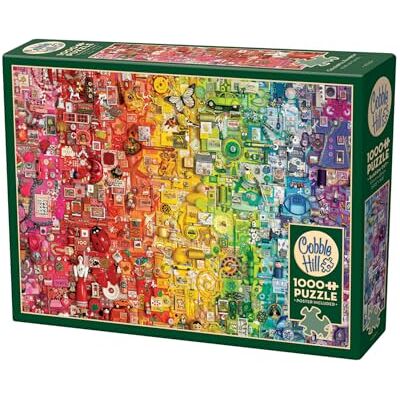 Cobble Hill Farbiger Regenbogen 1000 stukjes Cobble Hill Farbiger Regenbogen 1000 stukjes