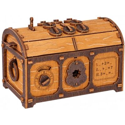 WOODEN.CITY Puzzelbox schatkist escape room-uitdaging voor volwassenen, perfect cadeau voor mannen, ingewikkeld houten kistdesign, ideaal voor liefhebbers van puzzels en WOODEN.CITY Puzzelbox schatkist escape room-uitdaging voor volwassenen, perfect cadeau voor mannen, ingewikkeld houten kistdesign, ideaal voor liefhebbers van puzzels en