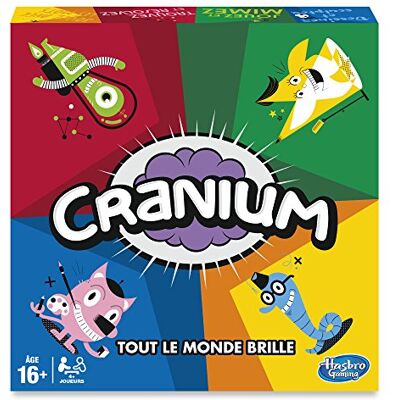 Hasbro Cranium, gezelschapsspel voor volwassenen, voor aperitieven en feesten, Franse versie Hasbro Cranium, gezelschapsspel voor volwassenen, voor aperitieven en feesten, Franse versie