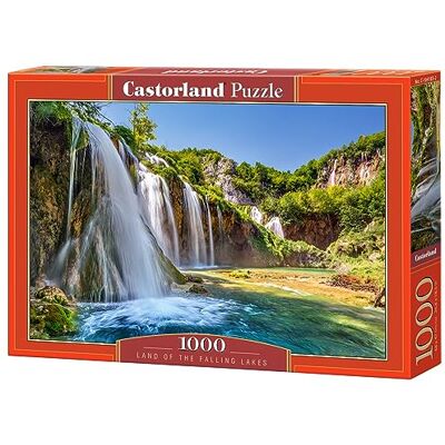 Castorland C-104185-2 Land of The Falling Lakes Puzzel, meerkleurig, 1000 stuks Castorland C-104185-2 Land of The Falling Lakes Puzzel, meerkleurig, 1000 stuks