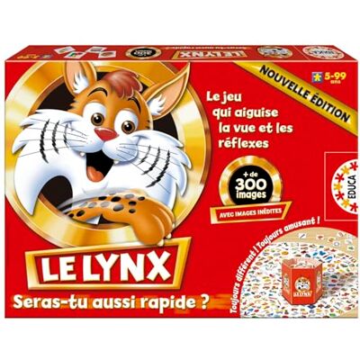 Educa The Lynx-bordspel versterkt visueel geheugen en reflexen, 300 afbeeldingen Educa The Lynx-bordspel versterkt visueel geheugen en reflexen, 300 afbeeldingen