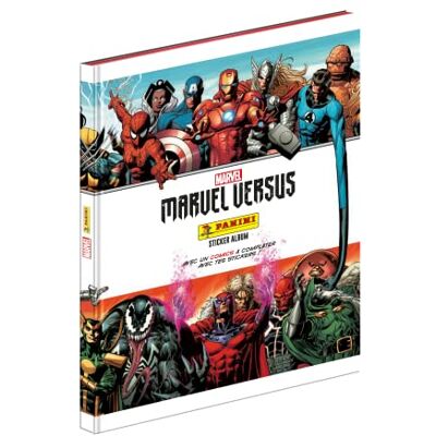 Panini Marvel Versus album van karton met stickers + kaartenvak Panini Marvel Versus album van karton met stickers + kaartenvak