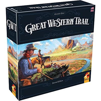 Asmodee Eggert Spiele PBGESG50160 Great Western Trail (2nd Edition) Board Game Engelse versie Asmodee Eggert Spiele PBGESG50160 Great Western Trail (2nd Edition) Board Game Engelse versie
