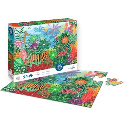 Sentosphère Calypto 3907805 set van 54 jungle-puzzels zacht gevoel voor kinderen vanaf 5 jaar fluweelzacht oppervlak met poster voor kinderen vanaf 5 jaar Sentosphère Calypto 3907805 set van 54 jungle-puzzels zacht gevoel voor kinderen vanaf 5 jaar fluweelzacht oppervlak met poster voor kinderen vanaf 5 jaar