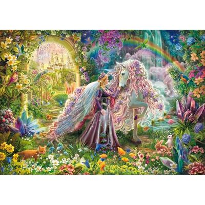 SCHMIDT Traumreise met eenhoorn: standaard puzzel 500 stukjes SCHMIDT Traumreise met eenhoorn: standaard puzzel 500 stukjes