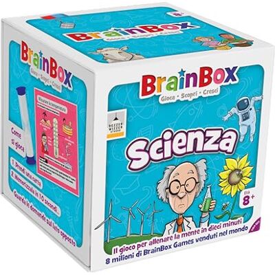 Asmodee BrainBox: Science Spel om de Geest te leren en te trainen, 1+ spelers, 8+ jaar, editie in het Italiaans Asmodee BrainBox: Science Spel om de Geest te leren en te trainen, 1+ spelers, 8+ jaar, editie in het Italiaans