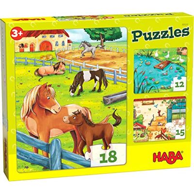 HABA Bauernhoftiere puzzels (kinderpuzzel) HABA Bauernhoftiere puzzels (kinderpuzzel)