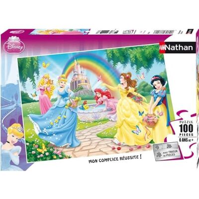 Nathan 86708 – klassieke kinderpuzzel – de tuin van de prinsessen – 100 stukjes Nathan 86708 – klassieke kinderpuzzel – de tuin van de prinsessen – 100 stukjes