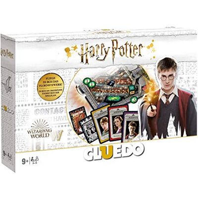 Winning Moves Cluedo, Harry Potter New White Edition (spel): nieuw design Winning Moves Cluedo, Harry Potter New White Edition (spel): nieuw design