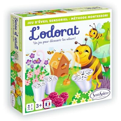 Sentosphère – Het geurspel – sensorisch spel – kruipspel – ontdekking van geuren voor kinderen – reukspel vanaf 3 jaar – Montessori-methode – gemaakt in Frankrijk – 136 Sentosphère – Het geurspel – sensorisch spel – kruipspel – ontdekking van geuren voor kinderen – reukspel vanaf 3 jaar – Montessori-methode – gemaakt in Frankrijk – 136