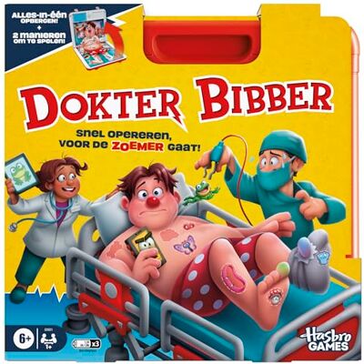 Hasbro Doctor Maboul, elektronisch bordspel met alles-in-één draagtas Nederlandse versie Hasbro Doctor Maboul, elektronisch bordspel met alles-in-één draagtas Nederlandse versie