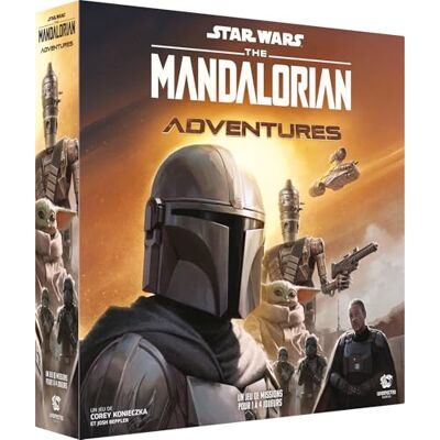 Asmodee Unexpected Games Star Wars The Mandalorian Adventures Bordspellen Bordspellen Coöperatief spel voor volwassenen en kinderen vanaf 12 jaar 1 tot 4 spelers Franse versie Asmodee Unexpected Games Star Wars The Mandalorian Adventures Bordspellen Bordspellen Coöperatief spel voor volwassenen en kinderen vanaf 12 jaar 1 tot 4 spelers Franse versie