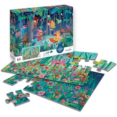 Sentosphère Calypto Elfen en Feen 2 x 24 stukjes puzzel Sentosphère Calypto Elfen en Feen 2 x 24 stukjes puzzel