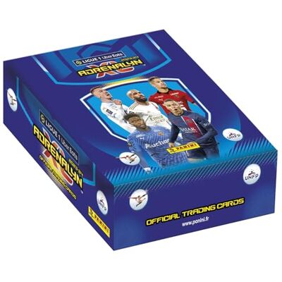 Panini Ligue 1 Uber Eats 2023-2024 Adrenalyn Trading Cards Game Box met 18 hoezen (van 8 kaarten), 004633BOX18F Panini Ligue 1 Uber Eats 2023-2024 Adrenalyn Trading Cards Game Box met 18 hoezen (van 8 kaarten), 004633BOX18F