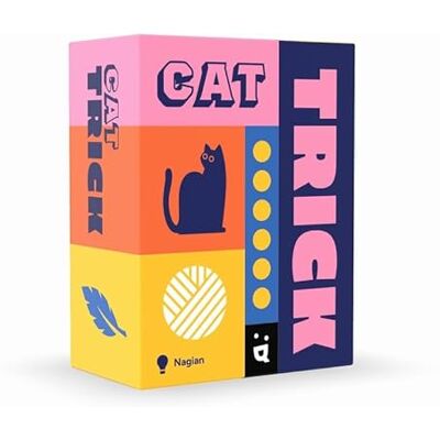 Helvetiq Cat Trick – kaartspel en vouwspel – verzamel 5 verschillende kleuren speelgoed om te winnen – russen en pootslagen toegestaan – 3 tot 5 spelers – vanaf 8 jaar Helvetiq Cat Trick – kaartspel en vouwspel – verzamel 5 verschillende kleuren speelgoed om te winnen – russen en pootslagen toegestaan – 3 tot 5 spelers – vanaf 8 jaar