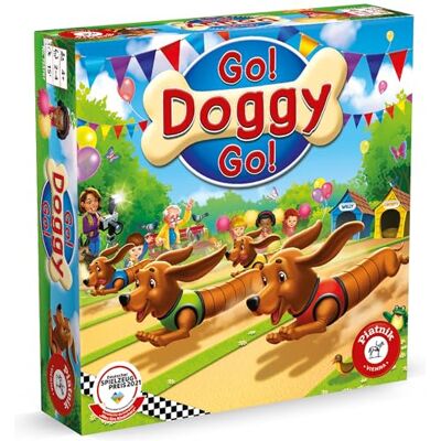 Piatnik Go, Doggy, Go! (Kinderspel): Ein lustiges Dackel-Wettrennen Piatnik Go, Doggy, Go! (Kinderspel): Ein lustiges Dackel-Wettrennen