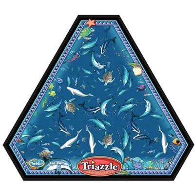 ThinkFun 76491 Triazzle Delfine, een logische puzzel voor kinderen en volwassenen vanaf 8 jaar ThinkFun 76491 Triazzle Delfine, een logische puzzel voor kinderen en volwassenen vanaf 8 jaar