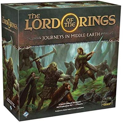 Asmodee Fantasy Flight Games, Lord of The Rings: Journeys in Middle-Earth, Board Game, Leeftijd 14+, 1-5 spelers, 60-120 Minute Playing Time Engelse versie Asmodee Fantasy Flight Games, Lord of The Rings: Journeys in Middle-Earth, Board Game, Leeftijd 14+, 1-5 spelers, 60-120 Minute Playing Time Engelse versie