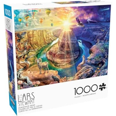 Buffalo Games Lars Stewart Horseshoe Bend 1000 Piece Jigsaw Puzzle for Adults Challenging Puzzle Perfect for Game Nights Finished Size is 26.75 x 19.75 Buffalo Games Lars Stewart Horseshoe Bend 1000 Piece Jigsaw Puzzle for Adults Challenging Puzzle Perfect for Game Nights Finished Size is 26.75 x 19.75