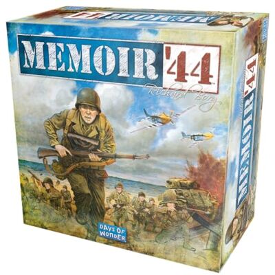 Asmodee Memoir '44 (editie 2025) gezelschapsspel – historische gevechten van de Tweede Wereldoorlog met 20+ scènes, kinderen en volwassenen, vanaf 8 jaar, 2-4 spelers, 45 minuten speeltijd, Spaans Asmodee Memoir '44 (editie 2025) gezelschapsspel – historische gevechten van de Tweede Wereldoorlog met 20+ scènes, kinderen en volwassenen, vanaf 8 jaar, 2-4 spelers, 45 minuten speeltijd, Spaans