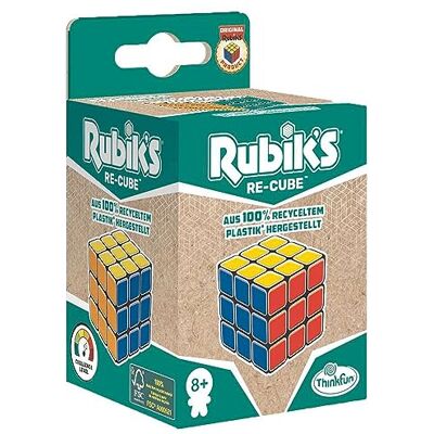 ThinkFun Rubik's Re-Cube, de originele magische 3x3 van Rubik's in de duurzame variant voor volwassenen en kinderen vanaf 8 jaar ThinkFun Rubik's Re-Cube, de originele magische 3x3 van Rubik's in de duurzame variant voor volwassenen en kinderen vanaf 8 jaar