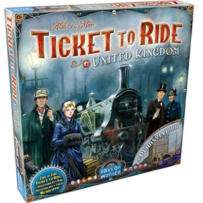 Ticket to Ride UK/Pennsylvania Bordspel Uitbreidingsset voor (Europe) Voor de hele familie Meertalig incl. Nederlands Ticket to Ride UK/Pennsylvania Bordspel Uitbreidingsset voor (Europe) Voor de hele familie Meertalig incl. Nederlands