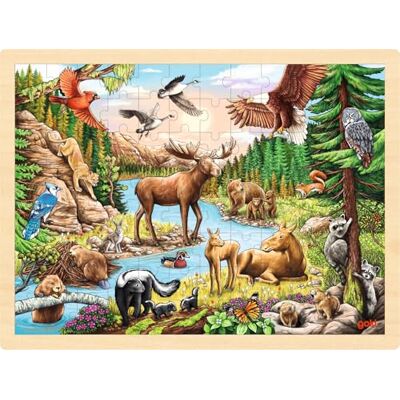 Goki Insteekpuzzel uit de Amerikaanse wildernis van het noorden Goki Insteekpuzzel uit de Amerikaanse wildernis van het noorden