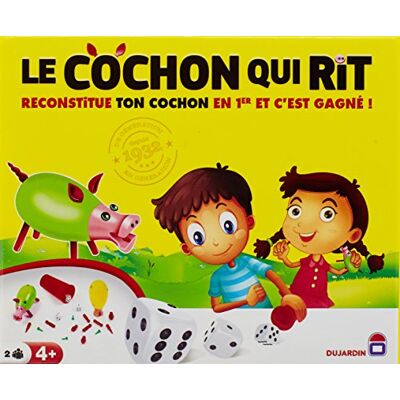 Dujardin Het varken dat lacht door 2 Gezelschapsspel voor kinderen Om met het gezin te spelen 2 spelers Vanaf 4 jaar Dujardin Het varken dat lacht door 2 Gezelschapsspel voor kinderen Om met het gezin te spelen 2 spelers Vanaf 4 jaar