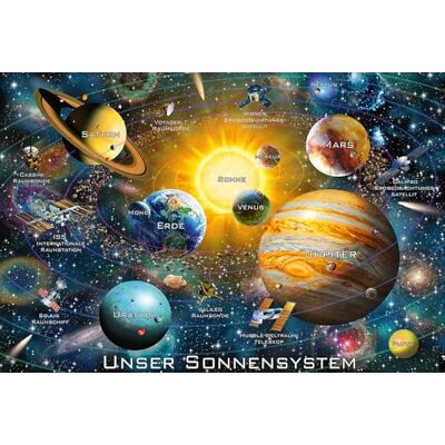 SCHMIDT Spiele Ons zonne-systeem, puzzel met 200 delen voor kinderen, 56308, kleurrijk SCHMIDT Spiele Ons zonne-systeem, puzzel met 200 delen voor kinderen, 56308, kleurrijk