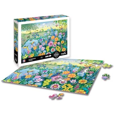 Sentosphère – Puzzel – 200 stukjes – lente – creatie – creatieve set voor volwassenen en kinderen – thema van een bloemenbos in de lente – vanaf 7 jaar – 7405 Sentosphère – Puzzel – 200 stukjes – lente – creatie – creatieve set voor volwassenen en kinderen – thema van een bloemenbos in de lente – vanaf 7 jaar – 7405