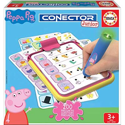 Educa Borras 16230 – Conector Junior – elektronisch tief spel – Peppa, één maat, meerkleurig Educa Borras 16230 – Conector Junior – elektronisch tief spel – Peppa, één maat, meerkleurig