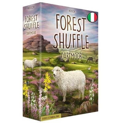 Asmodee Forest Shuffle Dartmoor, tafelspel, 10 jaar, 2-5 spelers, editie in het Italiaans Asmodee Forest Shuffle Dartmoor, tafelspel, 10 jaar, 2-5 spelers, editie in het Italiaans